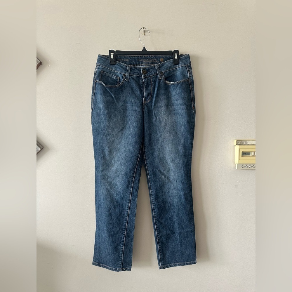 Women’s Faded Glory straight jeans 12